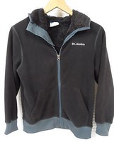 Columbia Mt. Hood Grinder Essential Hoodie Black Fleece Fuzzy Lining You... - £11.62 GBP