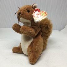Ty Beanie Baby Nuts Squirrel Plush Stuffed Animal Retired W Tag January ... - $19.99