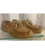 Cabela&#39;s Tan Leather Slip On Boat Shoes CB 26026A-1 Ladies Size 7.5 - $352.42 MXN