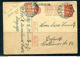 Russia 1933 Uprated  Postal Stationary card Moscow to Germany 14207 - $9.90