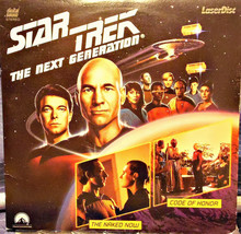 STAR TREK: TNG LaserDisc AND Original 35MM Slide &amp; Print!  Episodes 3-4   1987 - £18.21 GBP