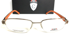 New Charriol Sport SP 23018 C2 54mm Silver Semi-Rimless Men Eyeglasses Frame  - $149.99