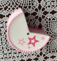 American Girl Doll Birthday Cake Slice Pink White Party Item Accessory 3 Inch - £7.71 GBP