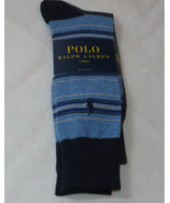 Men&#39;s Polo Ralph Lauren 2 pack Pair socks 10-13 dress casual 899677PK na... - £15.20 GBP