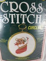 Vintage Designs for the Needle Counted Cross Stitch circlets Bear in Sto... - £15.81 GBP