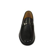 Men's Shoes STEVE MADDEN Soft Leather Upper Slip on Alfio Black image 2