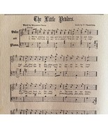 The Little Peddlers Sheet Music 1892 Victorian Voice And Piano Ephemera ... - $34.03 CAD