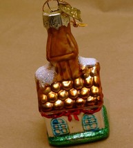 Thomas Pacconi Glass Ginger bread House Christmas Ornament 3&quot; - $18.65