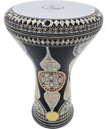 Gawharet El Fan Classic 17&quot; Mother of Pearl Darbuka Drum - $244.00