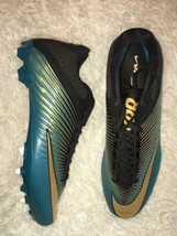 Nike 846805-415 Vapor Speed II Low TD Gold Teal Football Cleats Men&#39;s Size 16 - £62.12 GBP