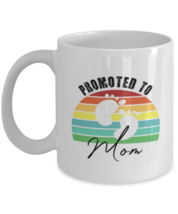 Mom Mugs Promoted To Mom White-Mug  - £13.63 GBP