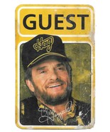 Vintage 1980s MERLE HAGGARD Concert Tour Guest Satin Pass COUNTRY MUSIC - $271.82 MXN