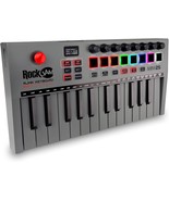 Rockjam, Go 25 Key Usb And Bluetooth Midi Keyboard Controller With 8, Rj... - $85.97