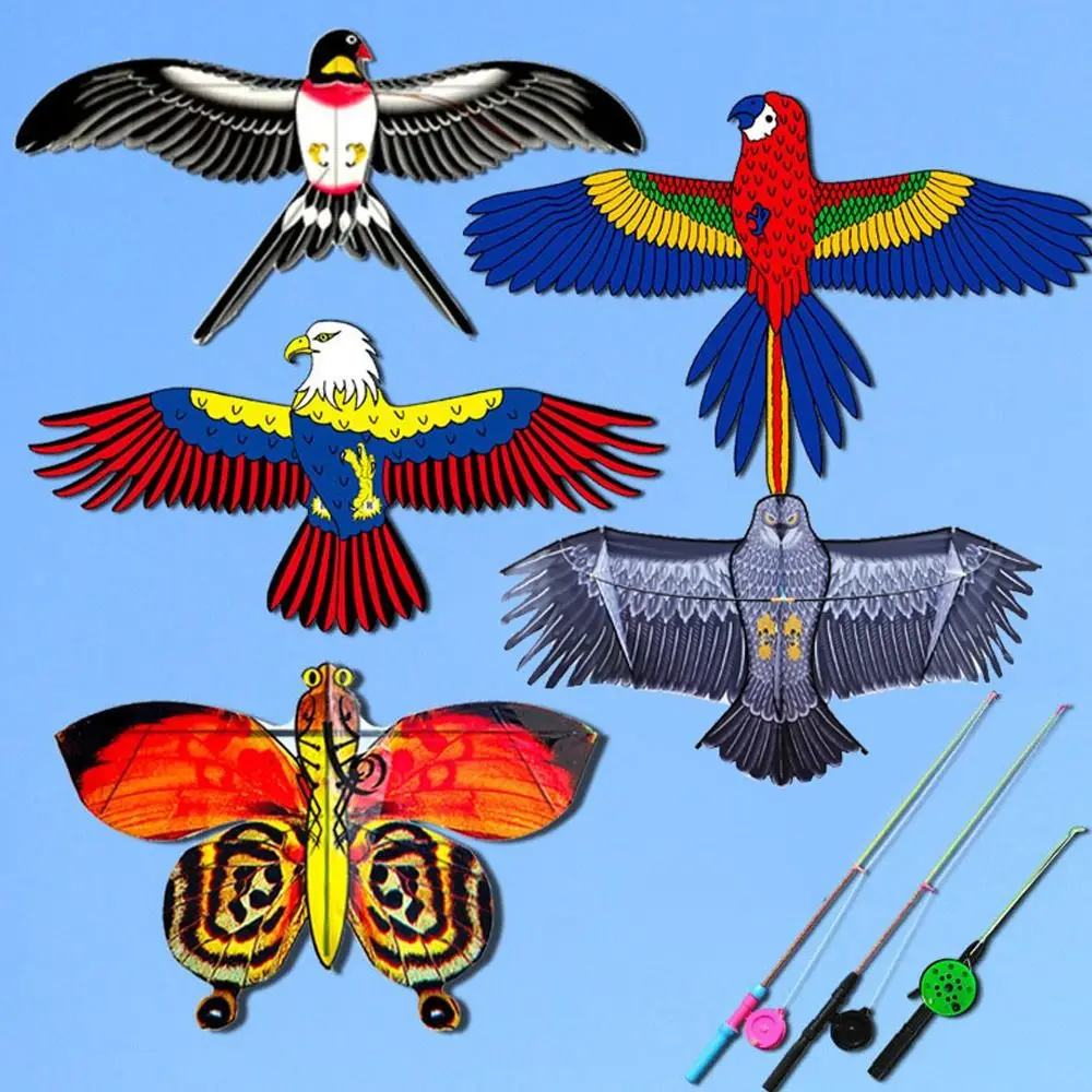 Astic eagle kite 30 meter kite line large eagle flying bird kites children gift cartoon thumb200