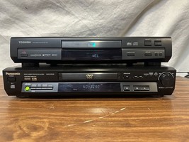 Two (2) DVD Players Toshiba SD-1700U + Panasonic DVD-RV31 TESTED w/ Powe... - £31.38 GBP