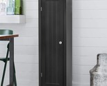 Black Storage Pantry With One Door For Os Home And Office. - $131.96