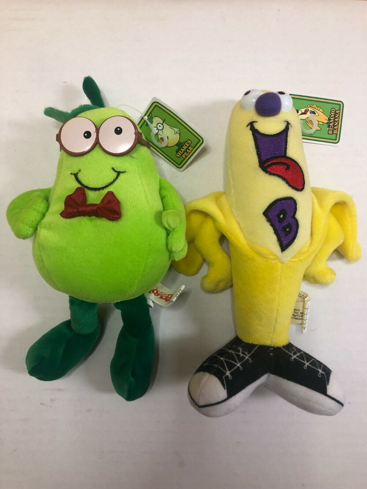 ToyBox Creations Natura Fruit Heroes Blammo Banana &amp; Shakes Pear new wit... - $1.38