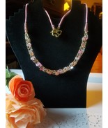 Pinky pie knitted wire bracelet  - $380.13 MXN