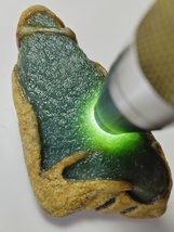 Ice Green 100% Natural Burma Jadeite Jade Rough Stone # 1240 carat / 248 g - $1,642.87 CAD