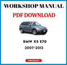 BMW X5 E70 2007 2008 2009 2010 2011 2012 2013 SERVICE REPAIR WORKSHOP MA... - £6.17 GBP