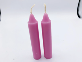 Spell Candles 2 Pink ~ For Spellwork, Rituals, Witchcraft, Manifestation - £3.95 GBP