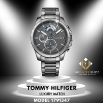 Tommy Hilfiger Men’s Quartz Stainless Steel Grey Dial 46mm Watch 1791347 - £97.19 GBP