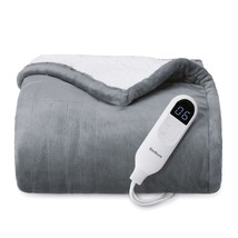 Heated Blanket Electric Throw - Soft Flannel Electric Blanket, Heating Blanket W - £48.58 GBP