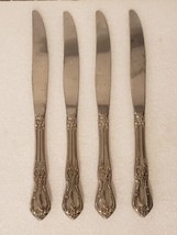 Oneida Distinction Deluxe KENNETT SQUARE 4 Dinner Knives Lot Set Flatware - £15.97 GBP