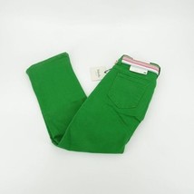 Rafaella Green Capri Denim Pants W/ Striped Belt Womens Size 6 NWT - $17.10