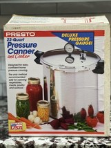 PRESTO 01780 PRESSURE CANNER COOKER 22 QUART with Original Box &amp; instruc... - $112.20