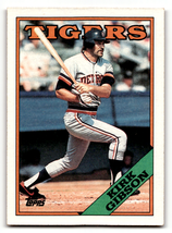 1988 Topps #605 Kirk Gibson EX/NM Tigers ID:54417 - $1.73