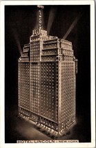 Hotel Lincoln New York City Postcard Unposted - £7.83 GBP