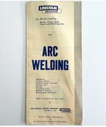 1962 Arc Welding Lincoln Buying Guide Booklet Manual Ephemera Order Form - $27.22 CAD