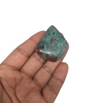 17.5g, 1.8&quot;x 1.5&quot; Sonora Sunset Chrysocolla Cuprite Cabochon from Mexico,SC144 - £22.33 GBP