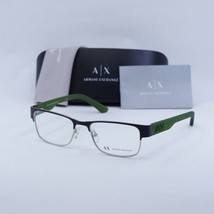 Armani Exchange AX1012 6045 Black/Silver/Dark Green 51mm Eyeglasses New ... - $114.23 CAD
