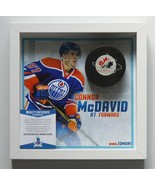 Connor McDavid Autographed Signed NHL Hockey Puck framed Beckett COA Can... - $594.95 CAD