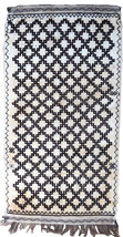 Handmade antique Moroccan Berber rug 3.7&#39; x 6.9&#39; (115cm x 210cm) 1930s - £2,597.90 GBP