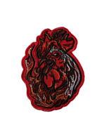 Rooster Big Cock  Sew On /Iron On Embroidered Patch  Vintage Classic Loo... - £6.05 GBP