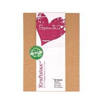 Papermania 7 x 5-inch Kraftstax Premium Kraft Paper Inserts Eco Cardstock, Pack  - $7.00