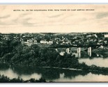 Vista Su Susquehanna Milton Pennsylvania Pa Unp DB Cartolina R16 - $5.08