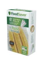Foodsaver Vacuum Sealer Bags, 2 Roll Pack, 8&quot;X20&#39; Plastic, Food Seal Sto... - $465.06 MXN