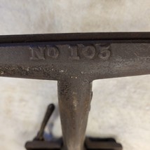 Vintage No.105 Large 9 1/4&quot; Jaw 360° Swivel Ball-Joint-Saw Vise - £86.42 GBP