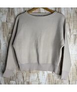 Rachel Zoe Sweater Women Size S Oatmeal Beige Round Neck Pullover - $459.14 MXN