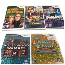 Lot Of 5 Nintendo Wii Gameshow Game Video Games Jeopardy, Wheel Of Fortune +More - $34.65