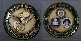 CENTCOM late issue metal COMMAND CHAPLAIN presentation challenge coin - ... - $25.73