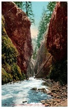 2288 Oneonta Gorge Columbia River Oregon Edward H Mitchell Postcard 1912 - £13.18 GBP