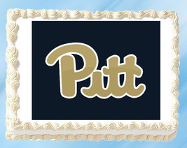 Pitt Panthers Edible Image Topper Cupcake Frosting 1/4 Sheet 8.5 x 11&quot; - £9.24 GBP