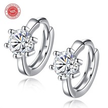 925 Sterling Silver beautiful earring with Cubic Zirconia DLES95 - £11.72 GBP