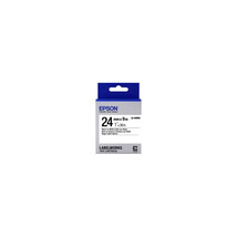 Epson LK-6WBN LABEL WORKS LABELS STND BLK/WHT 24MM TAPE CART - $46.04