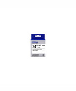 Epson LK-6WBN LABEL WORKS LABELS STND BLK/WHT 24MM TAPE CART - $856.50 MXN